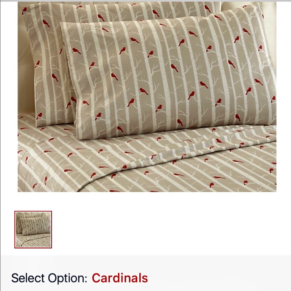 Super comfy Micro Flannel Queen sheet set. Nwt